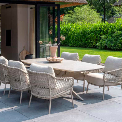 4 Seasons Outdoor Sardinia Low Dining Chair inkl. 2 Kissen
