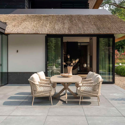 4 Seasons Outdoor Sardinia Low Dining Chair inkl. 2 Kissen