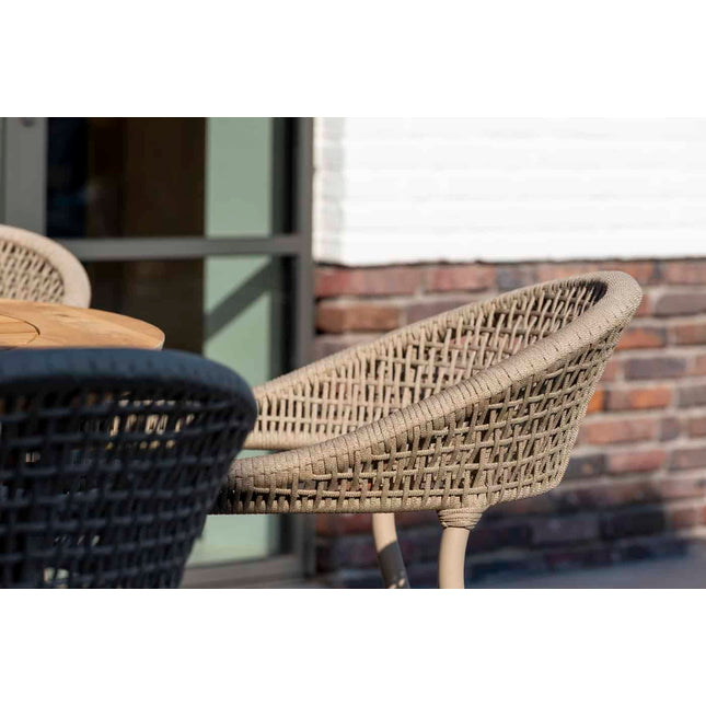 Taste 4SO Sienna Dining + Prado Tisch mit Keramik -Tisch -Top -Fass -Latte 240 cm