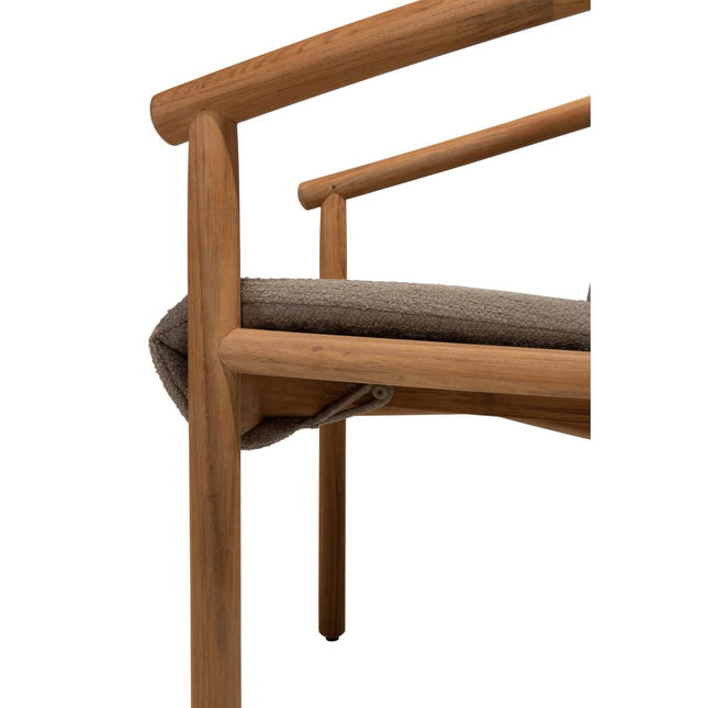 4 Seasons Outdoor Tess Dining + Taste 4SO Prado Teak Tabelle 130 Ø CM Teak -Basis