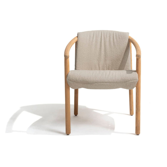 4 Seasons Outdoor Tess Dining + Taste 4SO Corsica Tisch Kieselform Teak 240 x 130 cm