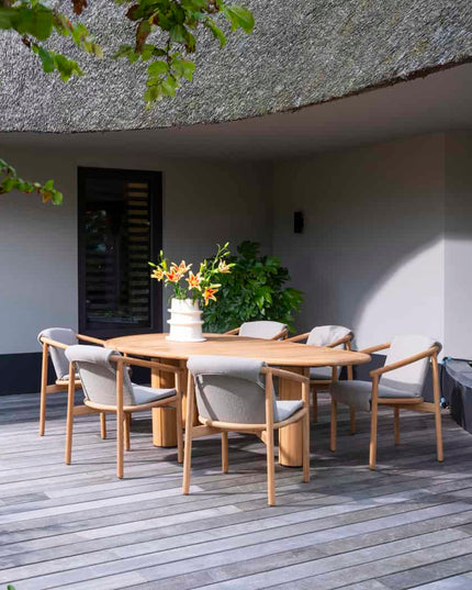 4 Seasons Outdoor Tess Dining + Taste 4SO Liam Esstisch Teak 180 x 100 cm