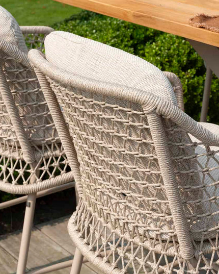 4 Seasons Outdoor Tramonti Bar Sitz + Taste 4SO Prado Bartafel Teak 200 cm Latte