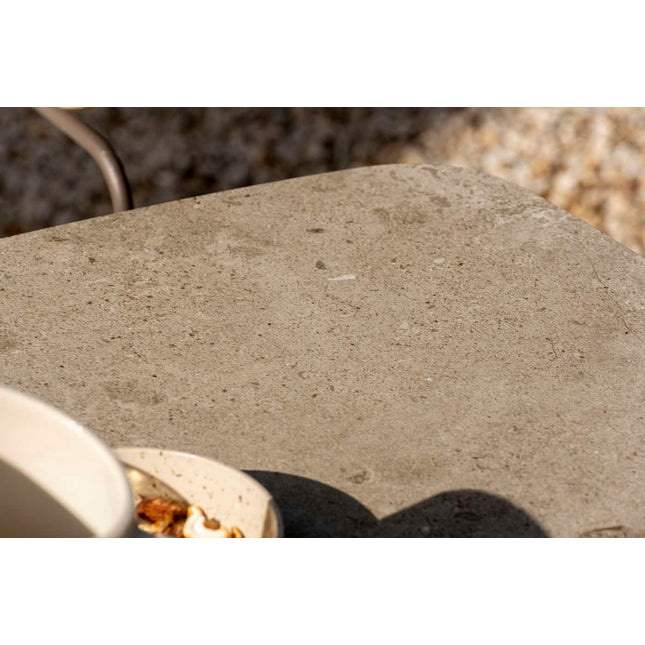 4 Seasons Outdoor Vermont Esstisch mit Keramiktisch -Tisch, Terre 75 x 75 cm.