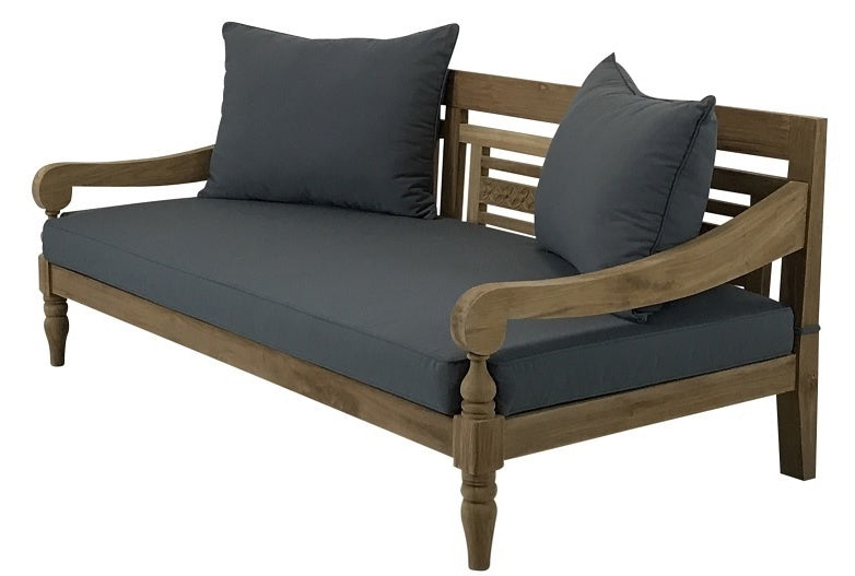 PaZoon Loungebank Kawan XL aus recyceltem Teakholz 190x80 cm