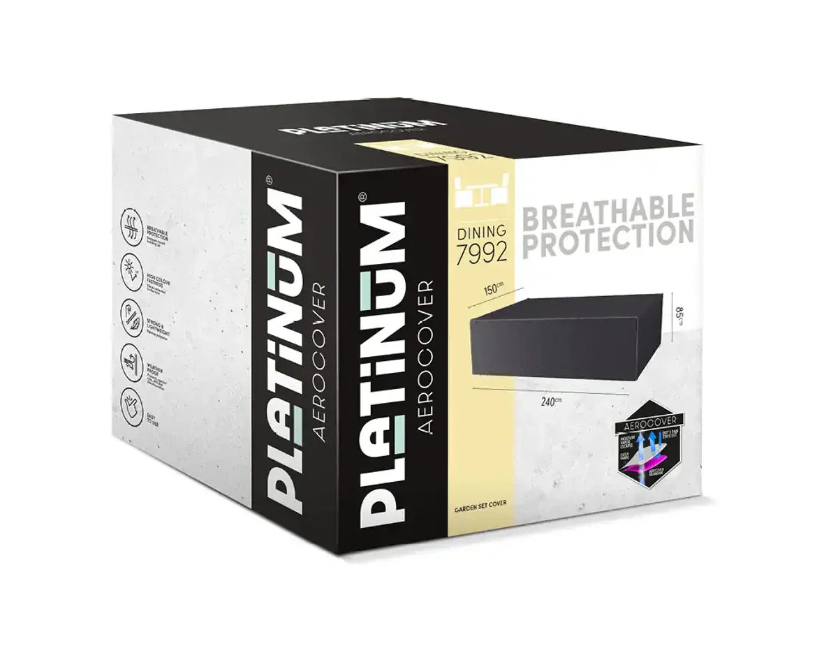 4SO Allora dining set terre (6 st.) met Arizona tafel 240x120cm