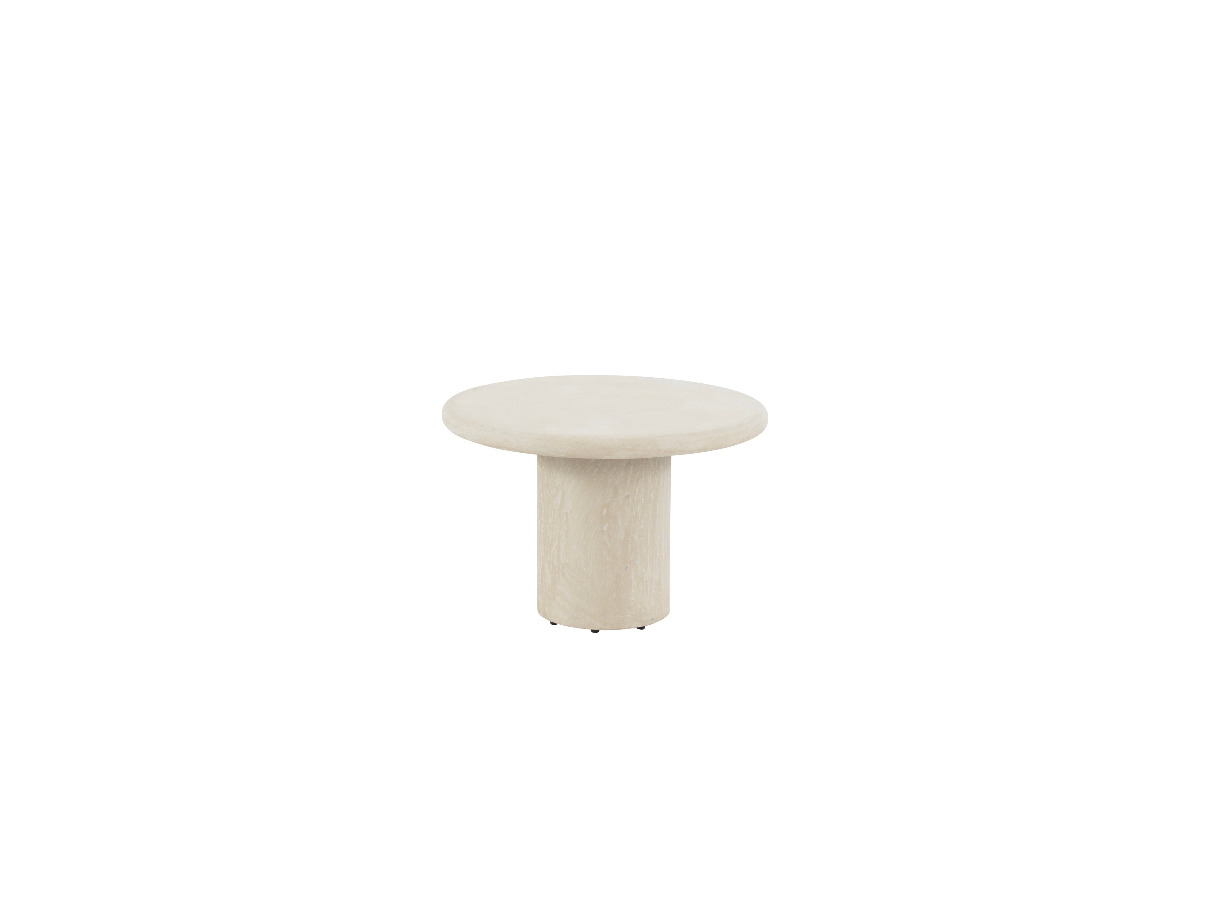 Hampton coffee table round mortex top 60x40 cm with mortex base