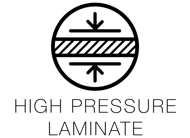 4 Seasons Outdoor Locarno Tisch HPL Slate Anthracit 130 Ø cm