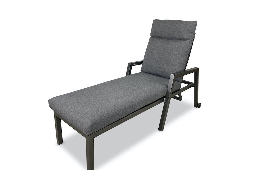 PaZoon lounger Como Lounge aluminium gasveer grijs