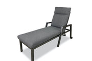 PaZoon lounger Como Lounge aluminium gasveer grijs