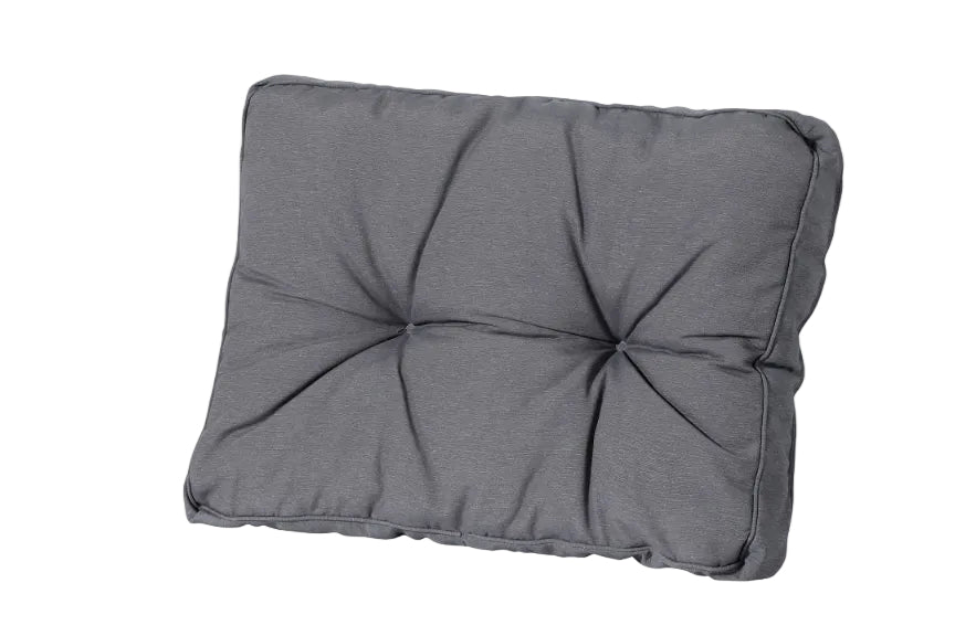 Madison Florance Panama Grijs kussenset voor in uw loungeset of palletbank | 120cm x 80cm 