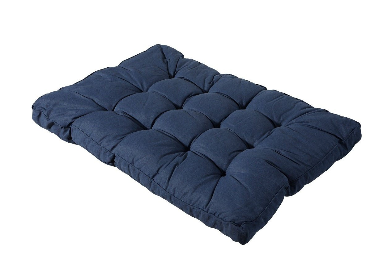 Madison Florance Panama Saffier Blauw palletkussen voor loungeset of palletbank | 120cm x 80cm 