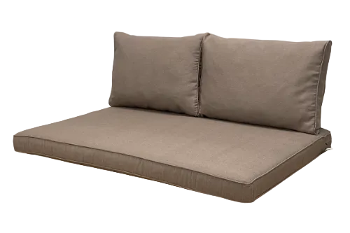 Madison Lounge Panama Taupe kussenset voor in uw loungeset of palletbank | 120cm x 80cm 