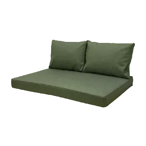 Madison Outdoor Manchester Groen kussenset voor in uw loungeset of palletbank | 120cm x 80cm 
