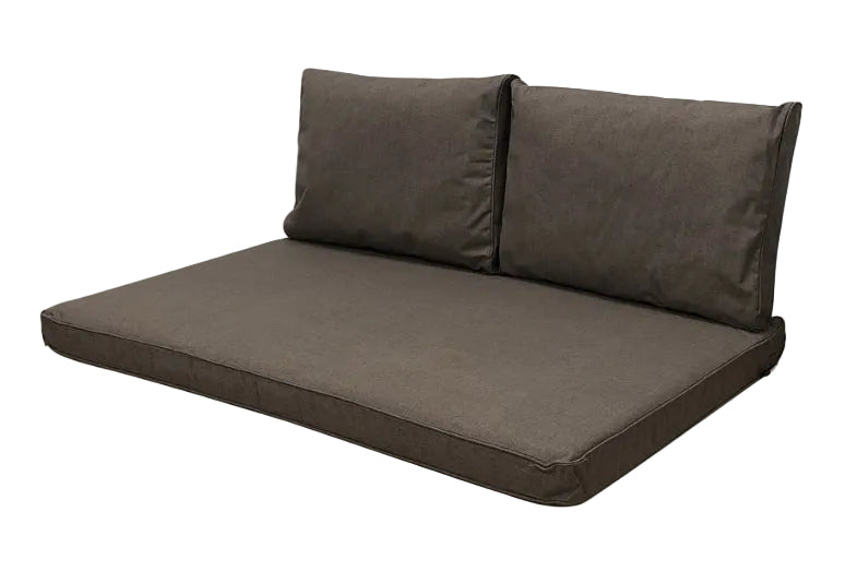 Madison Outdoor Oxford Taupe kussenset voor in uw loungeset of palletbank | 120cm x 80cm 