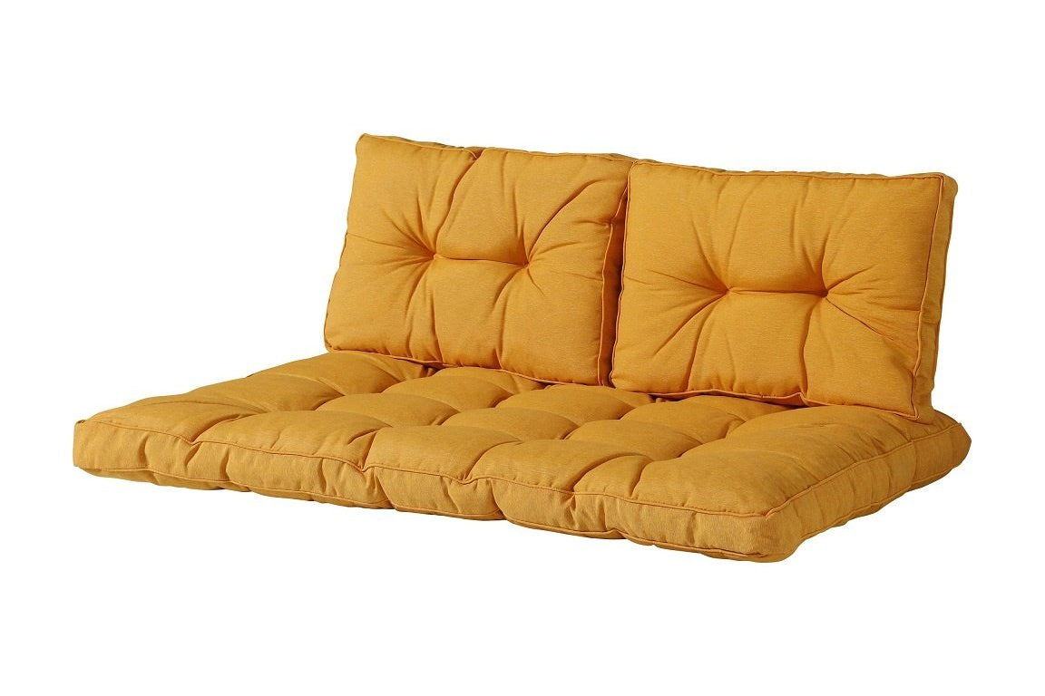 Madison Florance Panama Geel palletkussen voor loungeset of palletbank | 120cm x 80cm 