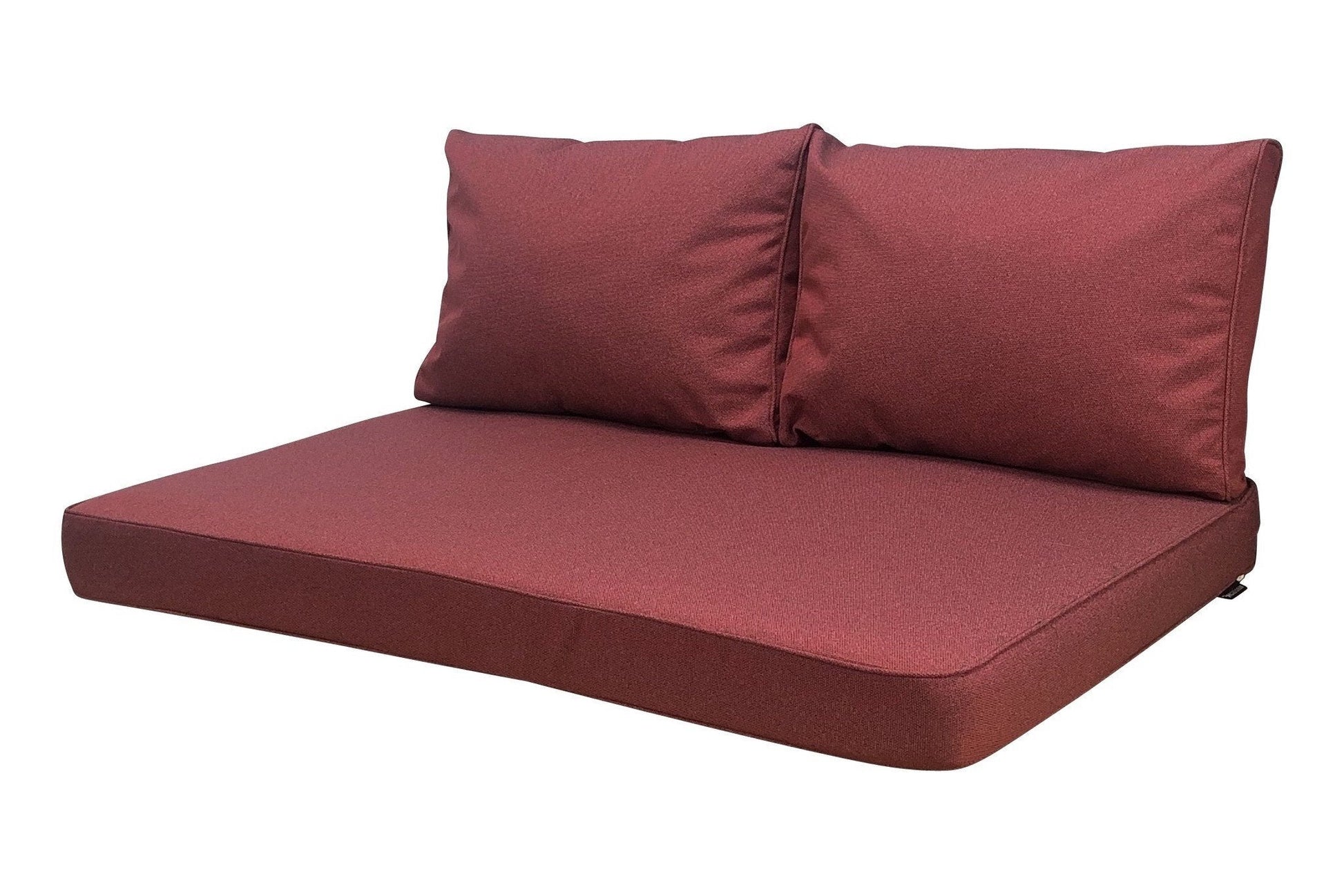 Madison Outdoor Manchester Rood kussenset voor in uw loungeset of palletbank | 120cm x 80cm 