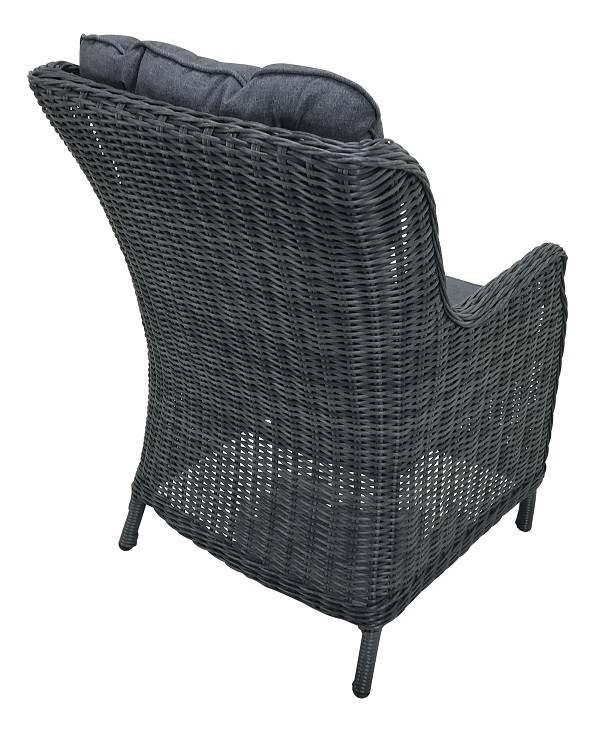 PaZoon vlechtwerk tuinstoel Osborn wicker aluminium grijs - afbeelding 3