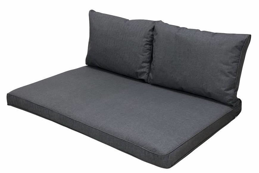 Madison Outdoor Oxford Grijs kussenset voor in uw loungeset of palletbank | 120cm x 80cm 