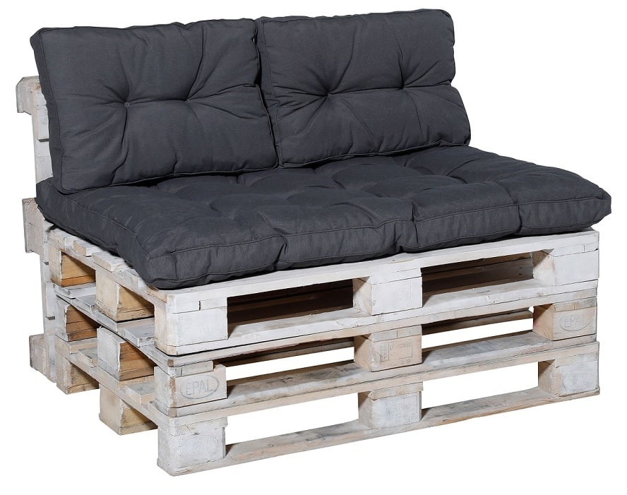 Madison Florance Panama Grijs palletkussen voor in uw loungeset of palletbank | 120cm x 80cm